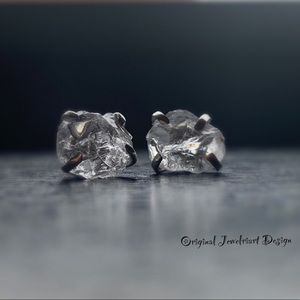 Raw Crystal Earrings